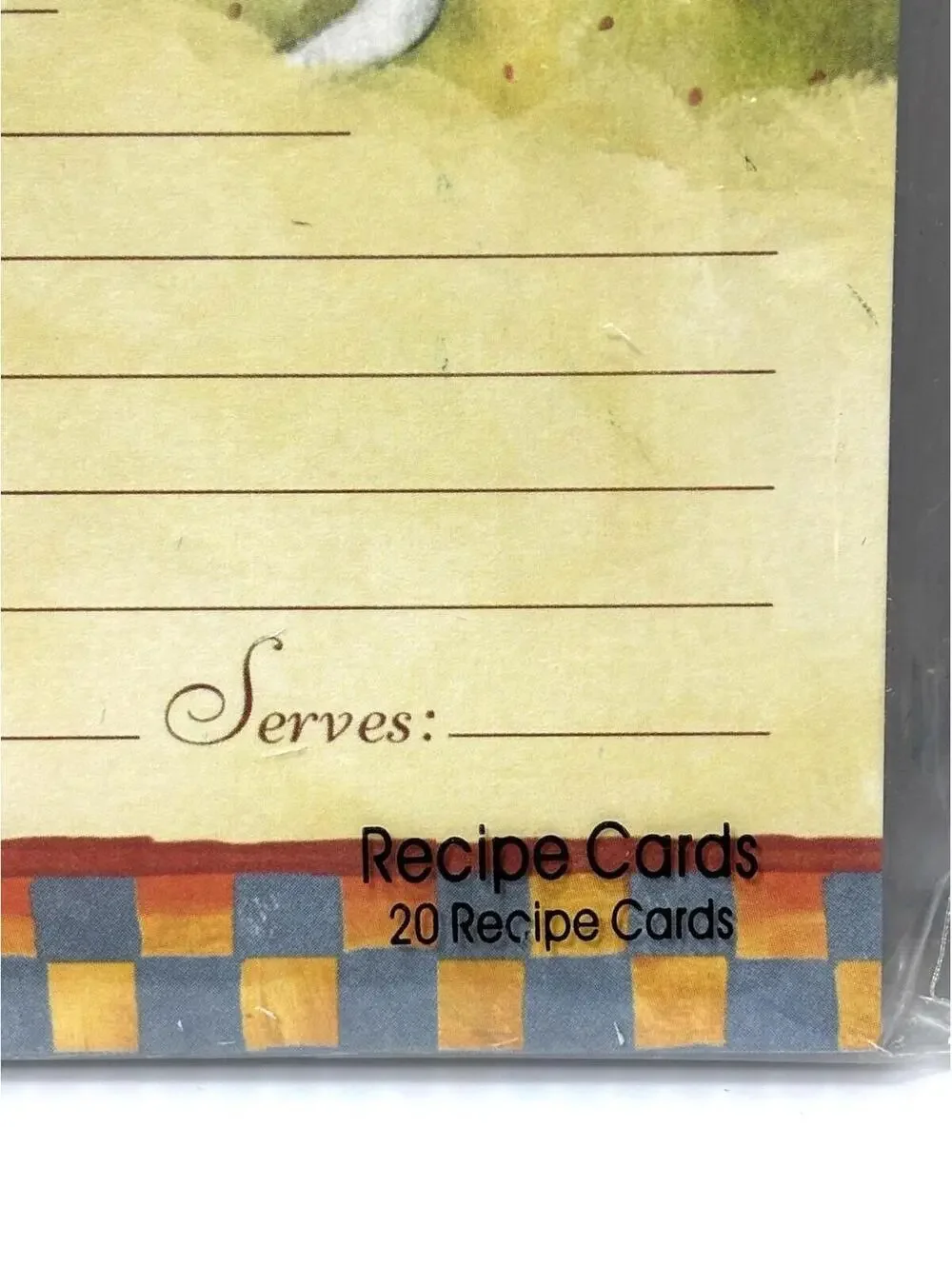 Country Home Recipe Cards 4x6